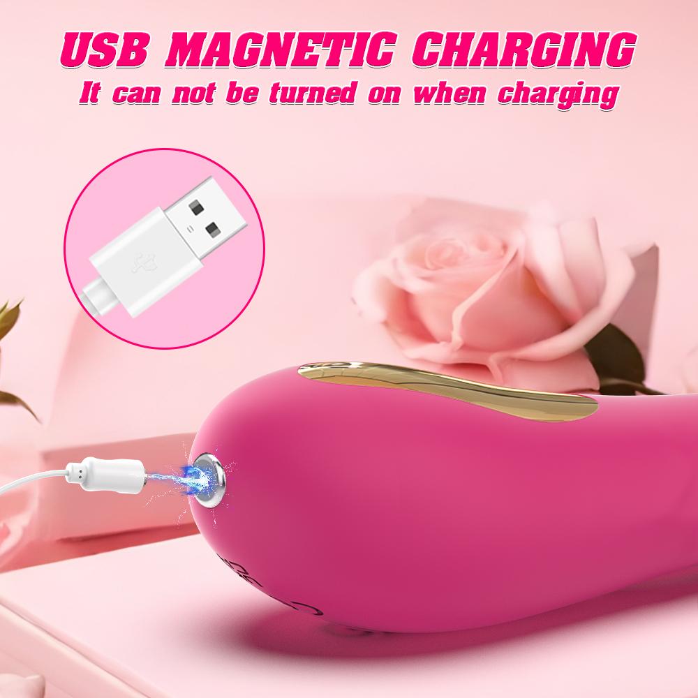 POMFW Dildo Sex Toys 12 Vabration Models Women Masturbator G Spot Vibrator Adult Anal Plug Silicone USB Charging