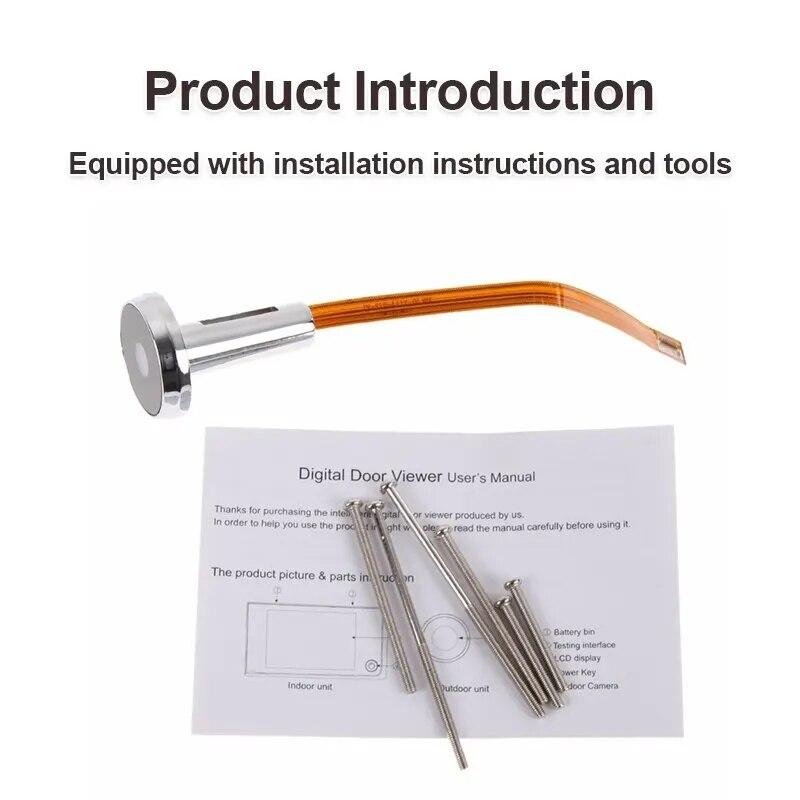 3.5 "Digital Electronic Monitoring Video Doorbell 520A Smart Video Doorbell Camera Large Field of View Wide Angle