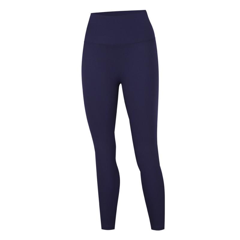 High-Waisted 9/10 Length Yoga Leggings Women Seamless Ultra-Stretch Quick-Dry Breathable Workout Pants
