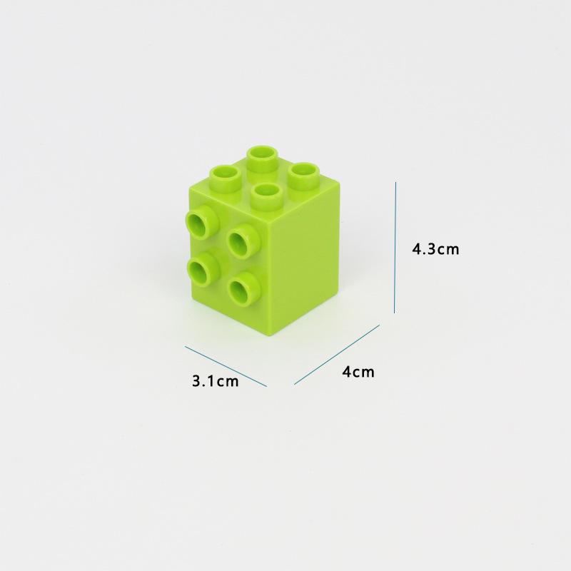Large Lego-Compatible Ball Track & Piano Building Toy Accessories