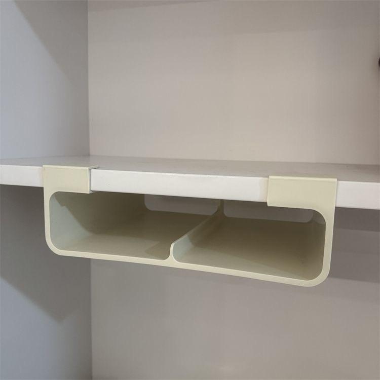 

Kitchen/kitchen plastic hanging cabinet storage rack, used to store items such as cling film baking foil, and garbage bin liners бежевый