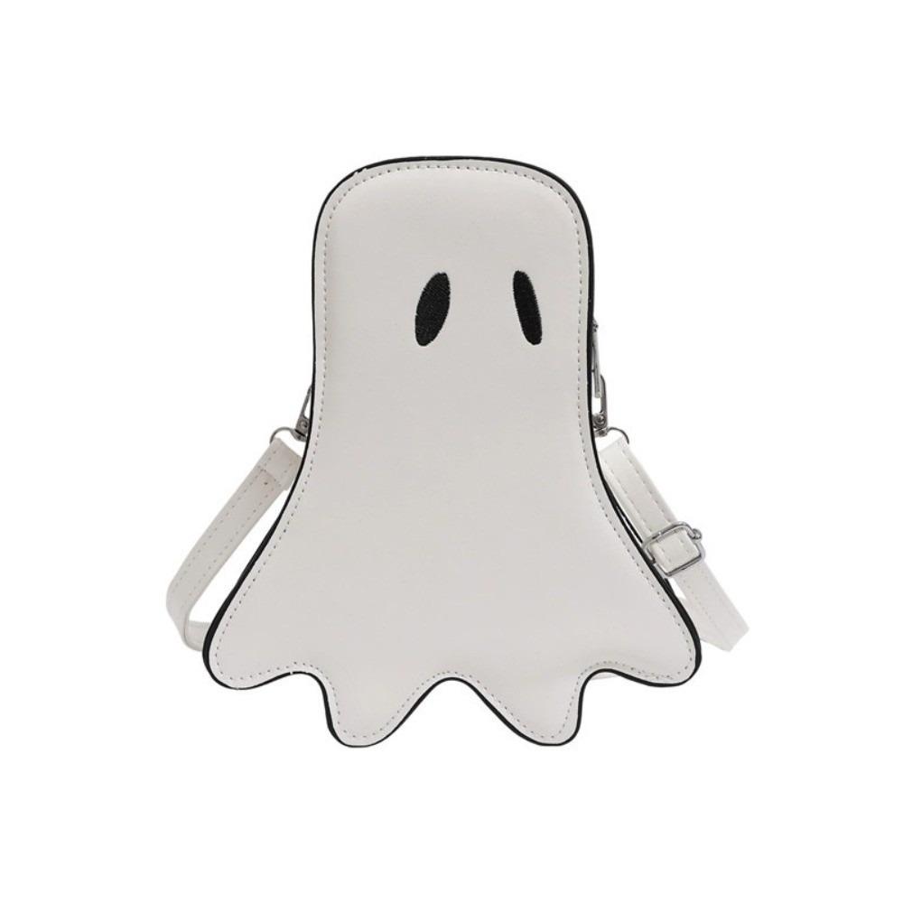 PU Leather Shoulder Bag Cartoon Crossbody Bag Cute Halloween Ghost Bag  Kids Gifts