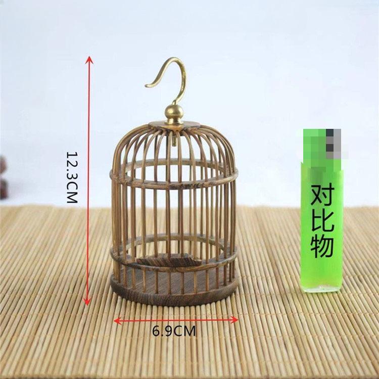 

Small Animal Bug Cricket Pet Wood Carved Bird Cage Home Insect Storage Basket Grasshopper Feeding Container Cockroach Cage Baske