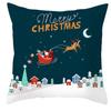 New Christmas Snowman Pillowcase Christmas Illustration Home Cushion Cover