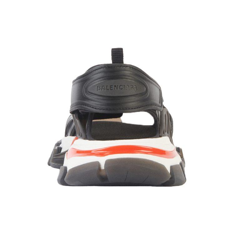 Balenciaga Track Sandals 'Clearsole Black Red' 655954W2CC31096