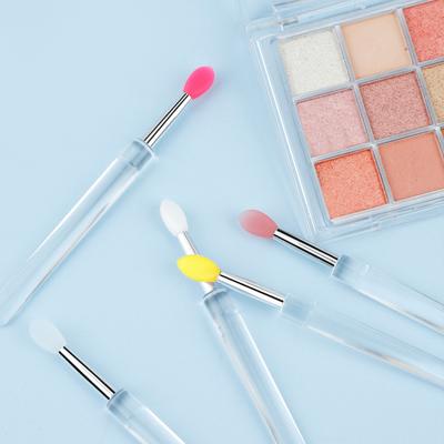5 Piezas Pincel de Silicona para Arte de Uñas Libre de Pelusa Aplicador de Polvo Espejo Pincel Aplicador de Maquillaje Multifuncional