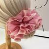 Checkered Pattern Hair Band Women Elastic Hair Tie Elegant Durability Hairband for Everyday Wear