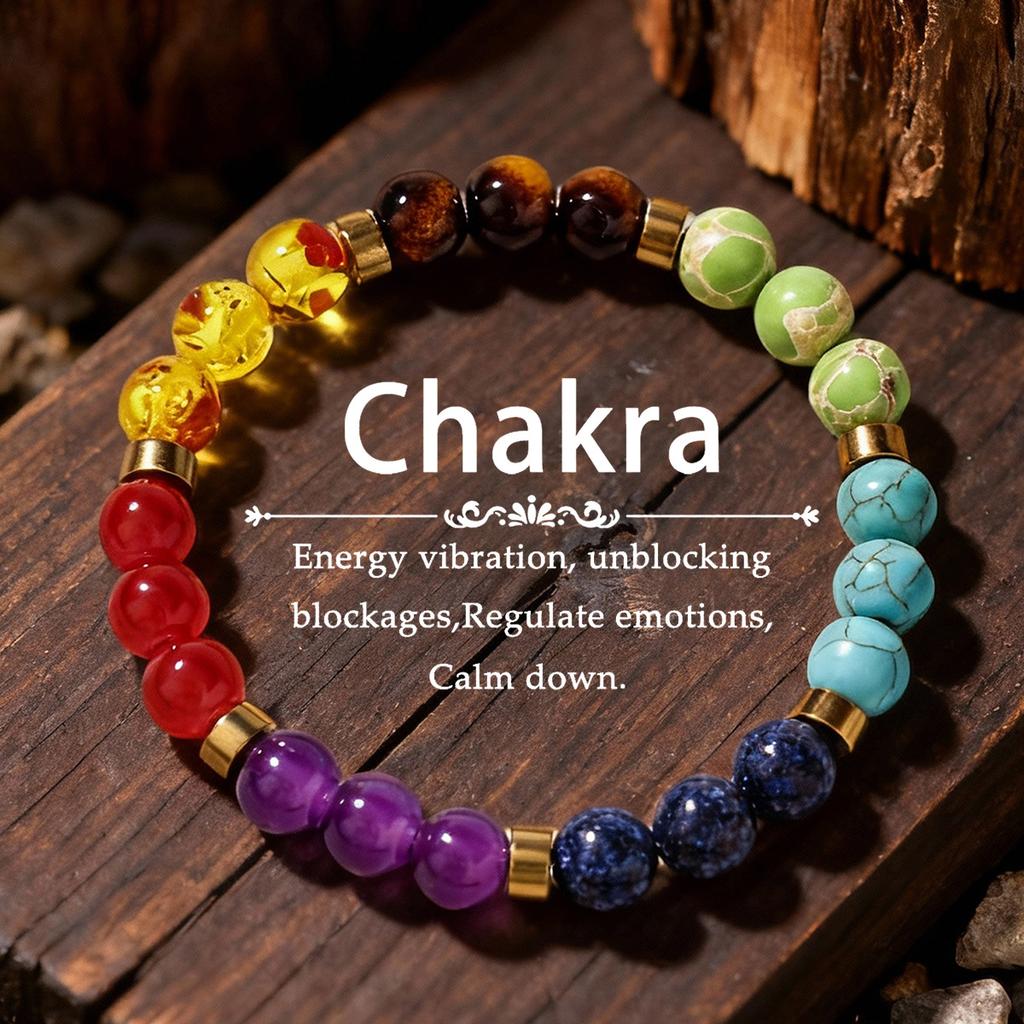 Festliche Geschenke Lebendige Regenbogenfarbe Perlenarmband Modeschmuck Für Unisex Tägliches Tragen Stilvoll Und Auffällig Passendes Accessoire