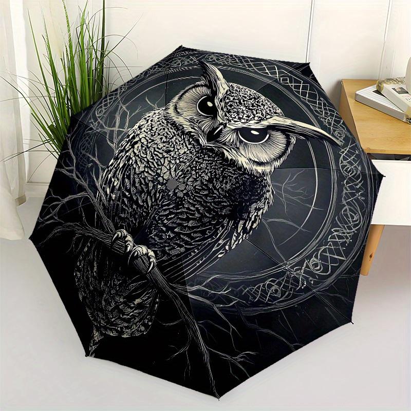 

1pc Cartoon Pattern Umbrella with Plastic Handle,Suitable for All Seasons Home Travel Outdoor Umbrella