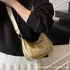 Cross-level retro high-end messenger bag women's 2025 summer new trendy fashion niche splicing design shoulder bag