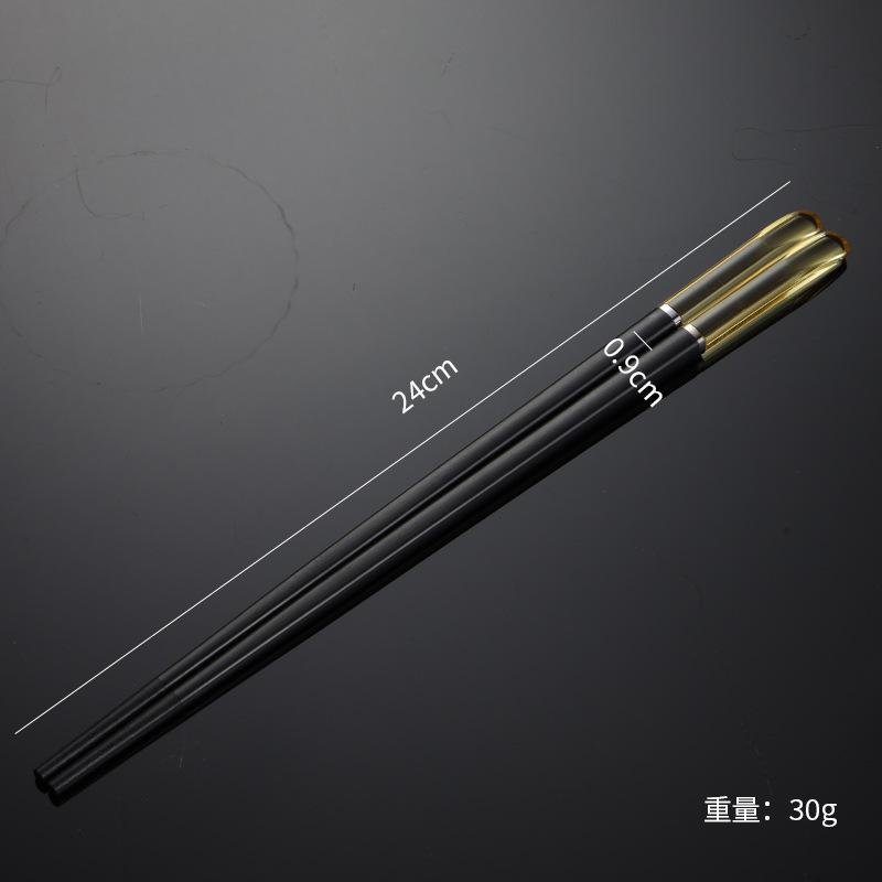 Crystal Alloy Chopsticks Portable Tableware Chopsticks Multi-specification Colorful Hotel Chopsticks White Housewarming Gifts Restaurant