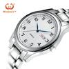 Wenda Men's Stainless Steel Business Quartz Watch with Double Calendar & Waterproof Features