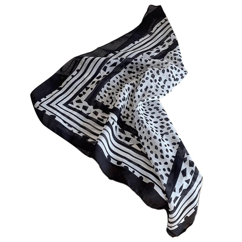 Light weight Polyester Scarf Sun Protecting Headwear Festival Travel Scarf for Family Members