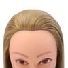 Flecht- und Styling-Mannequinkopf mit gerader Ponyfrisur – Permierbar, Färbbar und Ideal für Friseur- und Schnittübungen