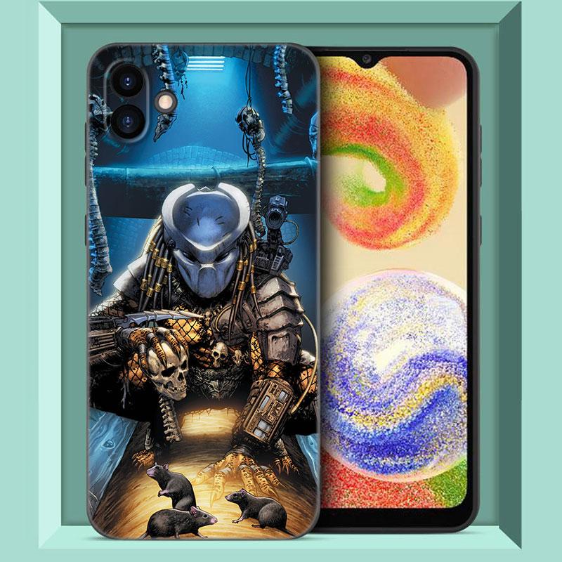 

Чехол для телефона Alien Predator для Samsung Galaxy A01 A03 Core A04 E A02 A05 A10 A20 A21 A30 A50 S A6 A8 Plus A7 2018 черный чехол Samsung A10