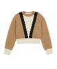 LARTIGENT L6 Cable Color Knit(Brown)