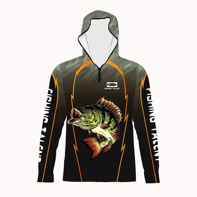Sonnenschutzanzug für Herren, atmungsaktiver Sonnenschutzanzug für Outdoor-Angeljacke, Angelanzug für Herren, Angelanzug mit Kapuze