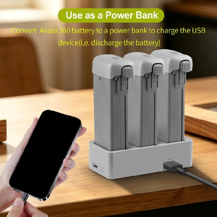 100W Rapid Chargers Battery Charging Station Dock With Real Time Status Monitoring For Avata 360 Drones Batteries