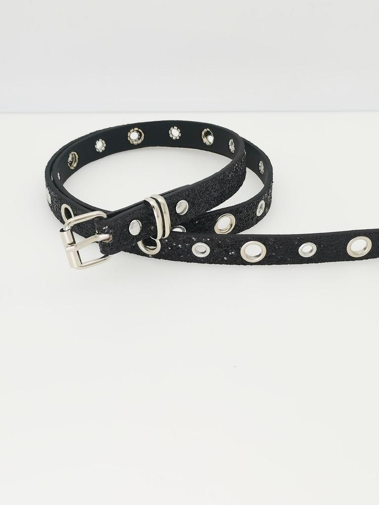 Trendy Y2K Rhinestone Buckle Wide Waist Belt Chain for Women