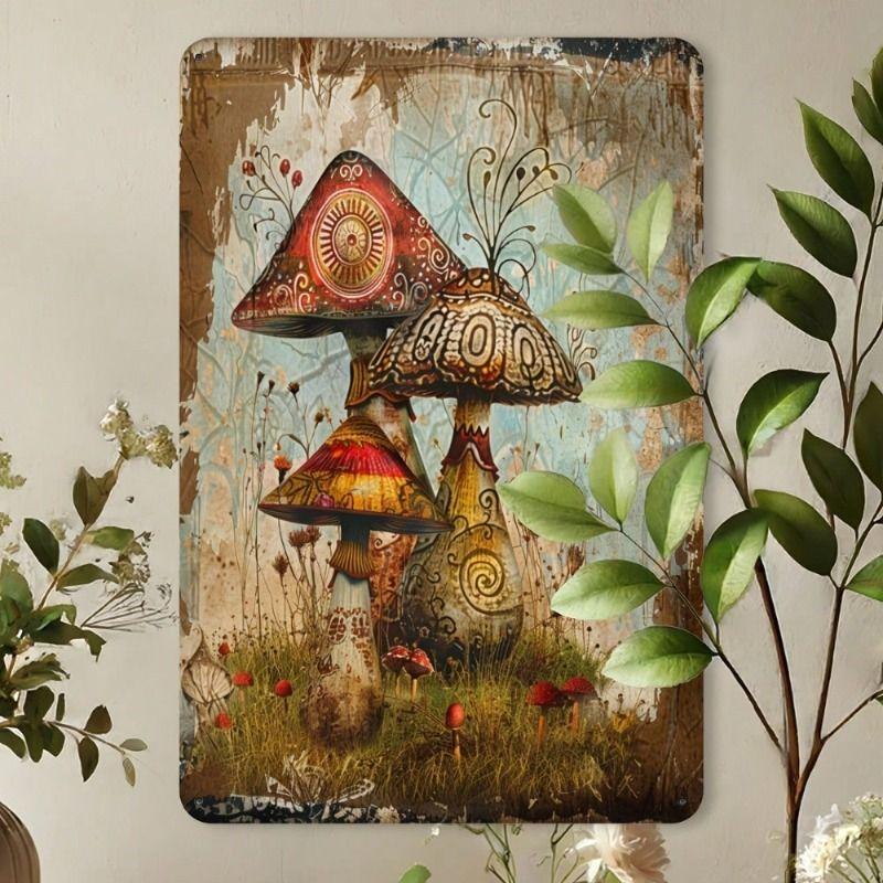 Vintage Style Metal Decorative Painting for Bars Cafes Garages