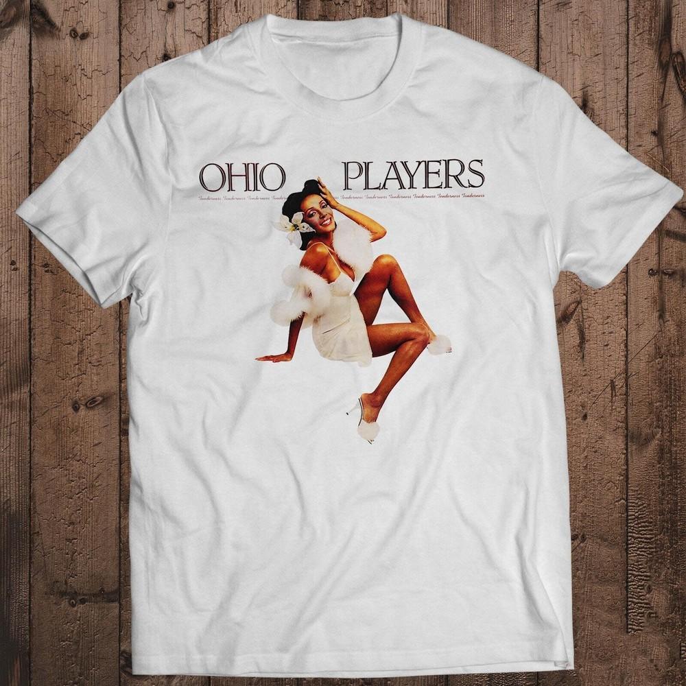 Vtg Ohio Players Band Music Tour Cotton White Unisex T Shirt UR073 Unisex T-Shirt XXL