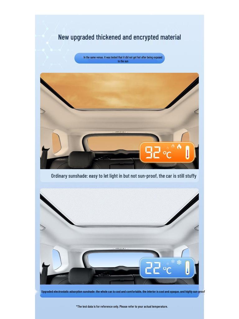 Zhonghua V7 Electrostatic Suction Sunroof Sunshade Sun Protection