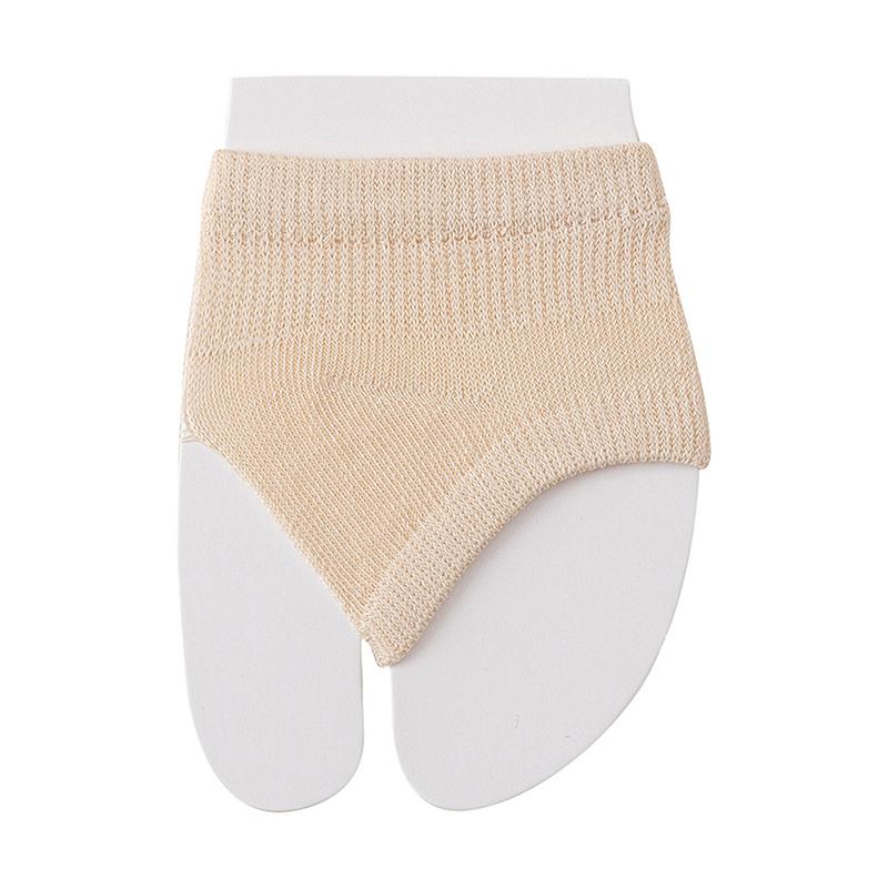 Halbhandflächensocken für Damen, Rutschfeste Unsichtbare Zehentrenner für den Vorderfuß, Geteilte Zehen Boat Socks Sommer Dünne Fünf-Finger-Halbsocken