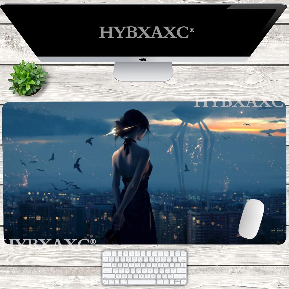 HYBXAXC Ghost Blade WLOP Mouse Pad Play MatLarge XXLxcmxmmstitch Desk MatsGaming AccessoriesPC Parts 400X800X2MM