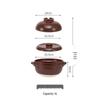 Lilang Japanese Double Lid Ceramic Casserole