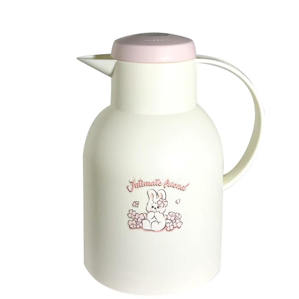 Large Capacity Insulated Water Bottle with Portable Glass Liner – Ideal for Home or Student Dorm Use