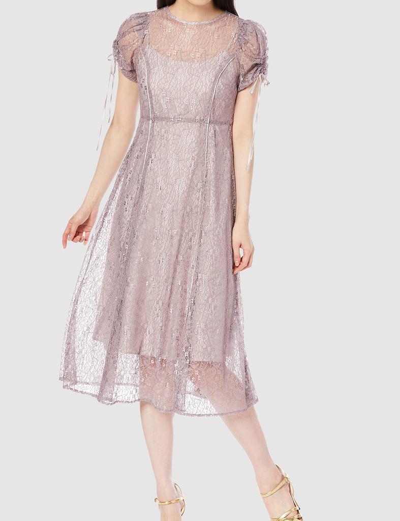 Middle Lace Dress SWFO212031 GRY 0 [Sneider] Women's