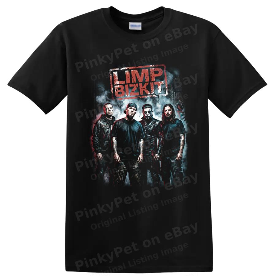 Limp Bizkit Nu Metal Bandmitglieder Poster Grafik T-Shirt Konzert Fan T-Shirt Stil