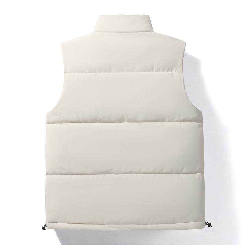Sports Casual Coat Winter Down Cotton Vest Couple Trend Thickening Warm Undershirt Windproof Standing Collar Sleeveless Jacket