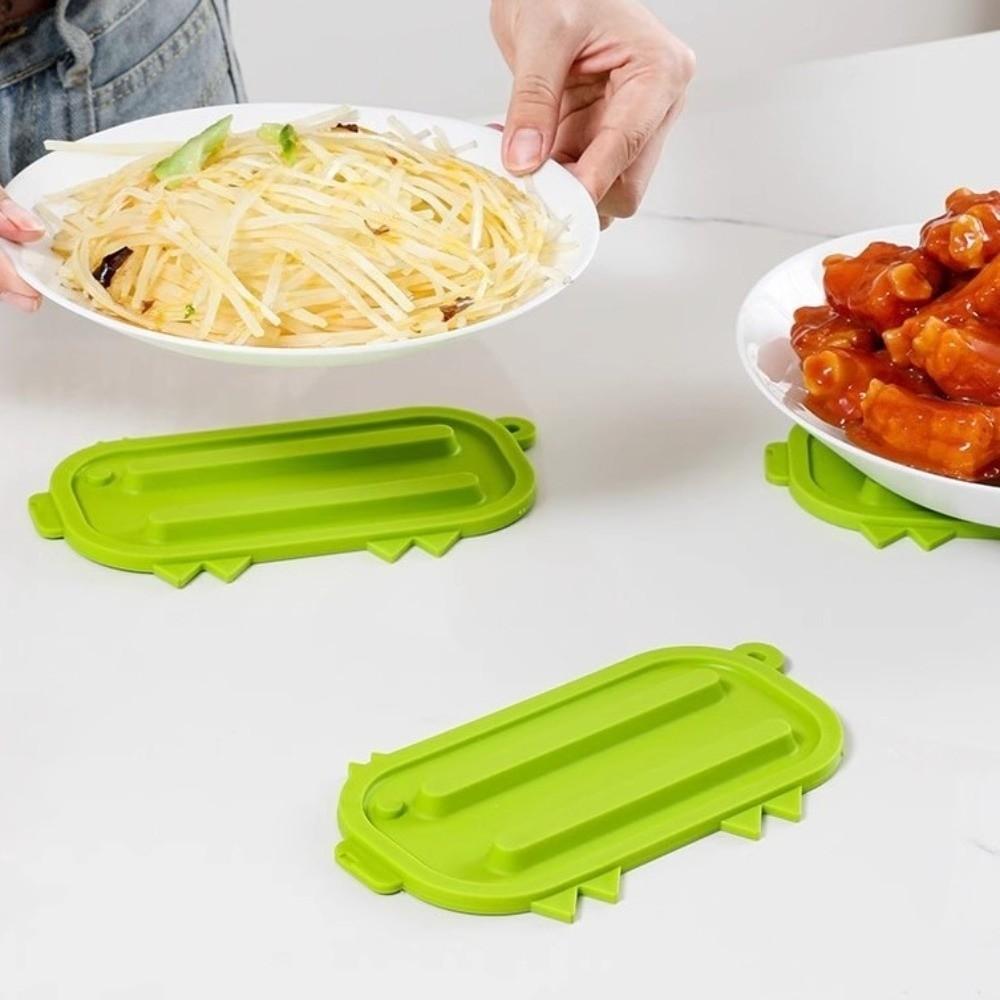Flexible Pot Lid Storage Mat Non-Slip Insulation Cushion Soap Drain Pad  Outdoor Tableware