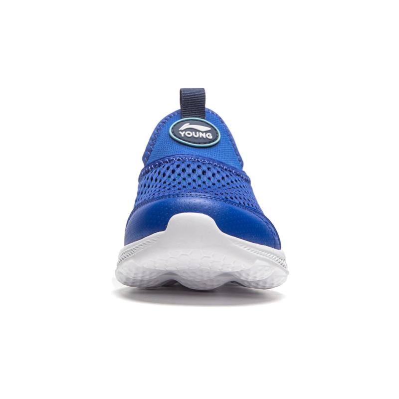 Li Ning Kids Sports Trend Low Top Casual Shoes Men Casual Shoes Blue YKCU088-23