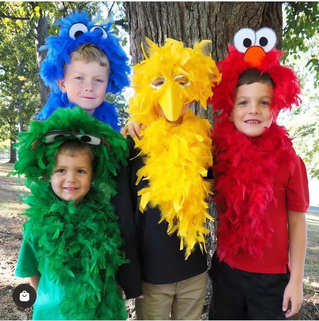 DIY Fluffy Rose Turkey Feather Boa 40G 60G 90G 2 Meter Chandelle Feathers Shawl Scarf for Carnival Party Dress Clothes Decoration