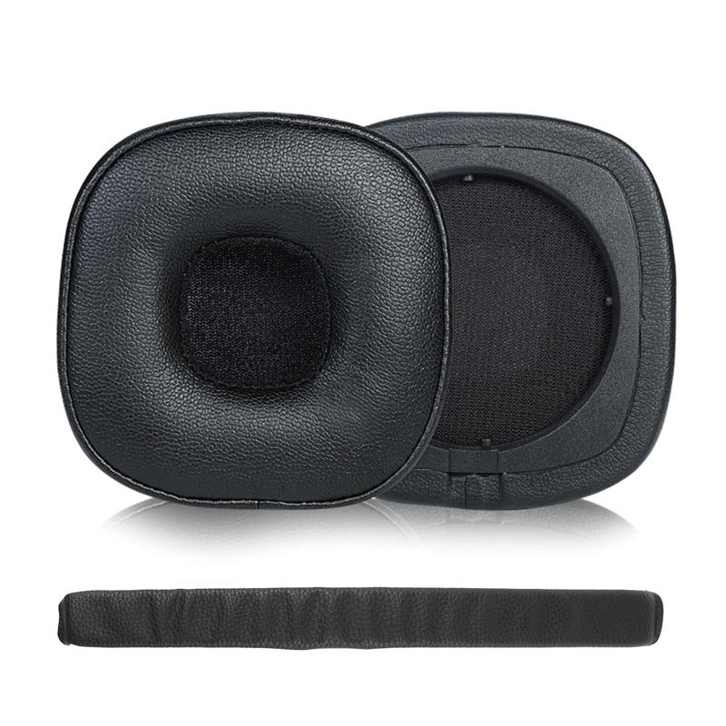 Leather Cushion Earpads for Major 4 Headset Earmuffs Memory Foam Covers Earpads Headphone Ear Pads HeadBand