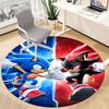 1PC Sonic Office Round Rug, Non-slip, Soft and Durable Office Rug for Interior Decoration, Perfect for Office, Beautiful Decoration