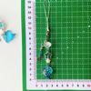 Exquisite Beaded Figurine Charm Playful Beaded Keychain Charm Accessory Versatile Phone Hanging Decoration