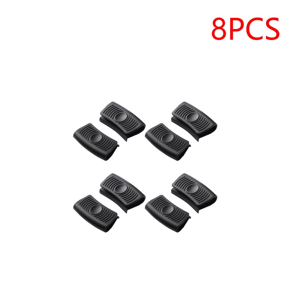 8-30PCS Pot Handle Holder Heat Resistant Silicone Pot Holder Sleeve Anti Scalding Pot Holder Clip Cooking Tool Kitchen Gadgets