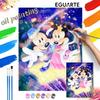 Kit de pintura a óleo pintura digital arte Mickey Minnie estrela feito à mão diy decorações para casa quarto