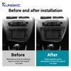 Pro Seat Leon 2005 2006 2007 2008 2009 2010 2011 2012 Skutečná měkká nálepka z uhlíkových vláken LHD RHD Panel CD vozu Interiérové doplňky