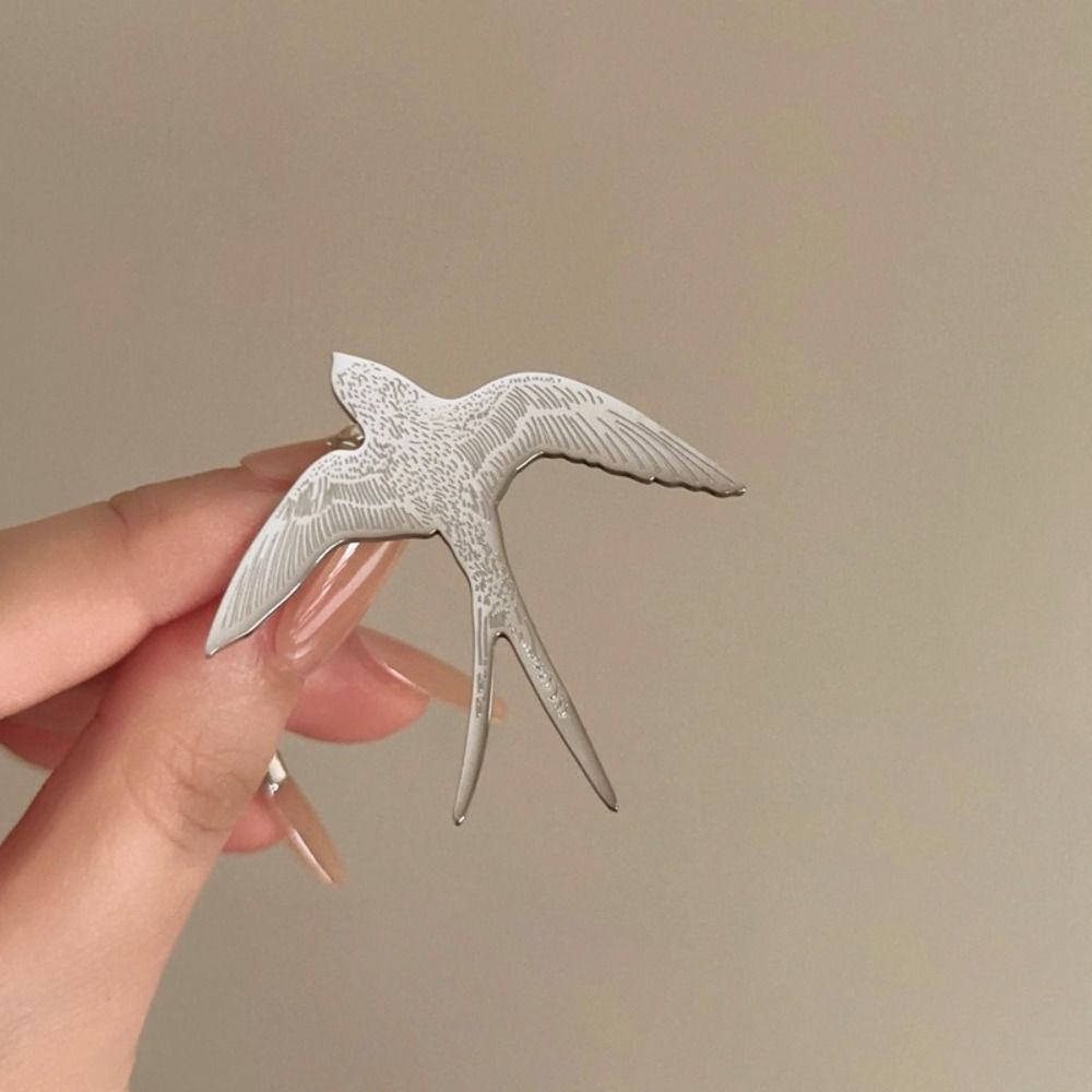 Pin Swallow Brooch Gold Animal Badge Simple Swallowtail Pin  Skirts