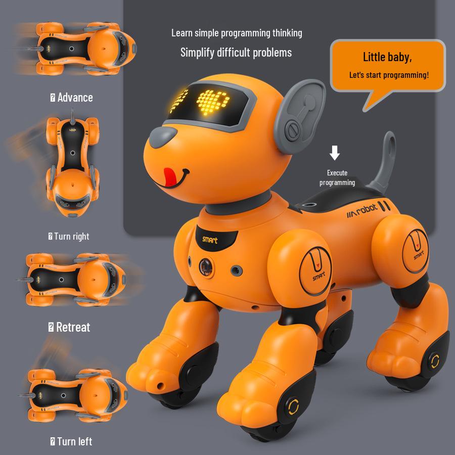 Interactive Voice-Controlled Smart Robot Dog Toy for Kids