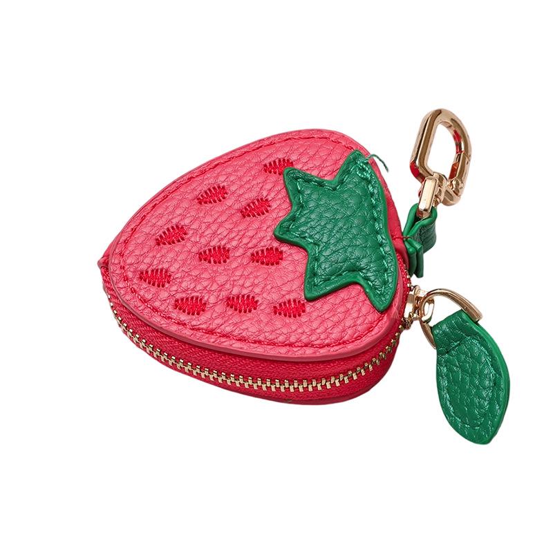 Beliebte Frucht-Münzbörse Schlüsselanhänger: Frisch, Schlicht, Anhänger-Taschenanhänger gegen Verlust