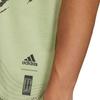 adidas T Shirts Men's Green Crew Neck Moderate Straight Fit HE5174