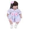 22inch Reborn Baby Doll with Long Hair Soft Reborn Babies Girl Adorable Doll Toy