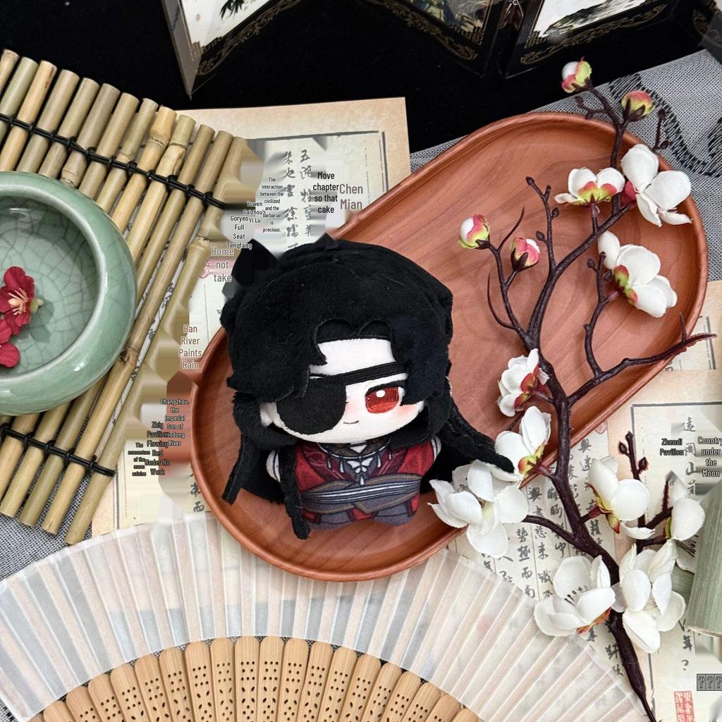 Heaven Official's Blessing 10cm Plush Keychain: Hua Cheng & Xie Lian Fan-Made Doll