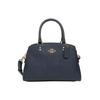 Lillie 26 Leather Shoulder Crossbody Briefcase Small Women Bags Midnight-Blue 91146-IMMID