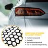 Car Rear Tail Light Cover Honeycomb Sticker Tail-lamp Decal Decoration 48*30CM